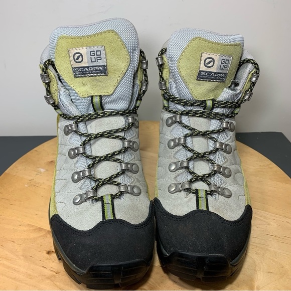 Scarpa Kailash GTX Hiking Boots Sz 40 EU W8.5/M7.5 Suede Gray Mountain Gorpcore - Picture 16 of 16